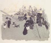 Street Corner,from Some scenes of Parisian life